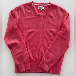 Sport Haley Women’s VTG Sweater Size Large Pink Pullover Long Sleeves Cashmere